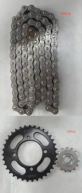 KORTOR SIRIUS Set Chain for YAMAHA TL-KOR02 motorcycle part